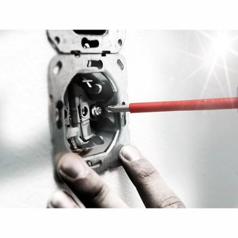 Zestaw 2 rękojeści z wymiennymi trzpieniami do prac pod napięciem, Kraftform Kompakt VDE 17 RA 1, Wera [05006618001] 2go