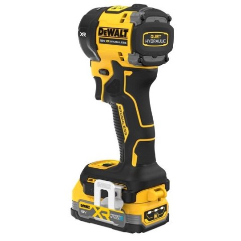 Akumulatorowa zakrętarka udarowa hydrauliczna 1/4" 18V XR, 56Nm, DeWalt [DCF870E2T-QW] 2x1,7Ah, Li-Ion, POWERSTACK