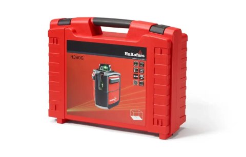 Laser krzyżowy 2-wiązkowy zielony, do 25m, H360G, Hultafors [409170]