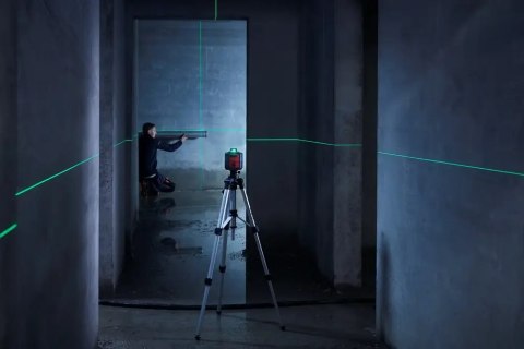 Laser krzyżowy 2-wiązkowy zielony, do 25m, H360G, Hultafors [409170]