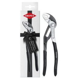 Szczypce Cobra 180mm, dwukolorowe, KNIPEX [87 99 180 S01] w świątecznym opakowaniu białym, na prezent