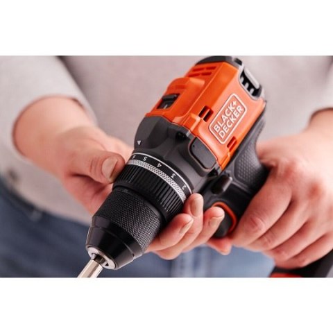 Wiertarko-wkrętarka akumulatorowa, 50Nm, 18V POWERCONNECT, Black+Decker [BLD682XN-XJ]