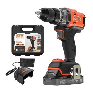 Wiertarko-wkrętarka akumulatorowa 18V Black+Decker [BLD682D1XK-QW] 2,0Ah
