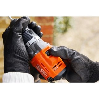 Wiertarko-wkrętarka udarowa akumulatorowa, 45Nm, 18V POWERCONNECT, Black+Decker [BCD383XN-XJ]