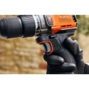Wiertarko-wkrętarka udarowa akumulatorowa, 45Nm, 18V POWERCONNECT, Black+Decker [BCD383D2XK-QW] 2x2,0Ah