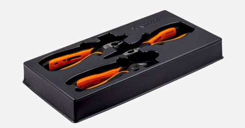 Zestaw 3 szczypiec, ERGO, Bahco, [9897G/3-XE] w świątecznym opakowaniu, na prezent