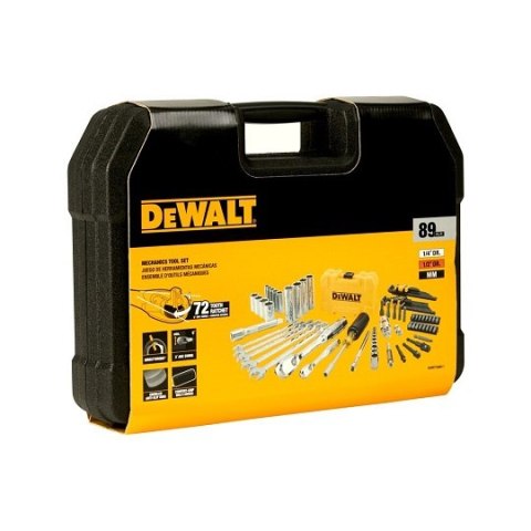 Zestaw 89 szt. narzędzi z nasadkami 1/4" i 1/2" DeWALT [DWMT73800-1]