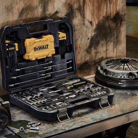 Zestaw 89 szt. narzędzi z nasadkami 1/4" i 1/2" DeWALT [DWMT73800-1]