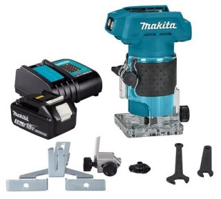 Akumulatorowa frezarko - wycinarka górnowrzecionowa, 18V, 6mm, Makita [DRT52SF] 3,0Ah, LXT