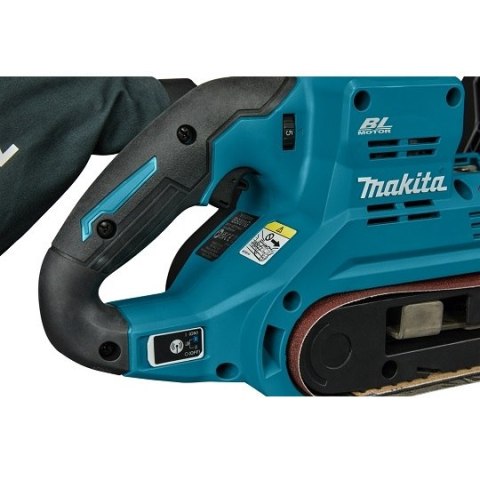 Akumulatorowa szlifierka taśmowa typu czołg, 76x533mm, 40V max XGT, Makita [BS001GM201] 2x4,0Ah