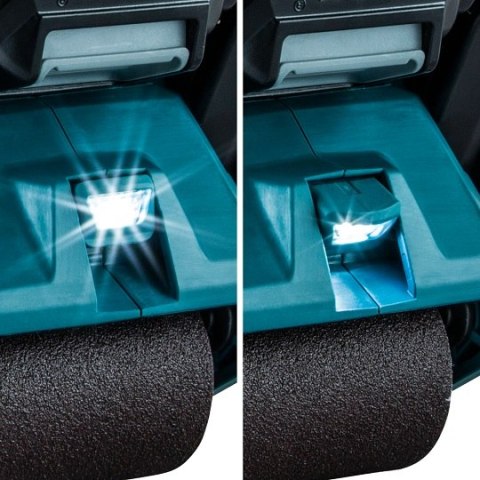 Akumulatorowa szlifierka taśmowa typu czołg, 76x533mm, 40V max XGT, Makita [BS001GM201] 2x4,0Ah