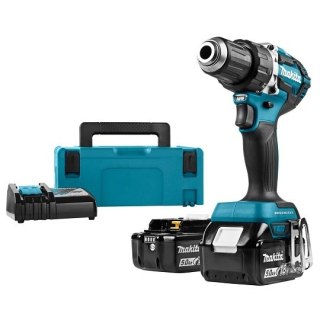 Akumulatorowa wiertarko-wkrętarka 18V, Makita [DDF484RTJ] 2x5,0Ah