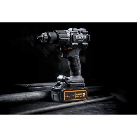Akumulatorowa wiertarko-wkrętarka udarowa 18V, 2x5Ah, XR, DeWalt [DCD85MP2T-QW] edycja MCLAREN