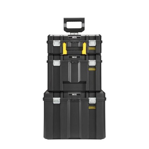 Mobilny zestaw 3 skrzyń narzędziowych PRO-STACK™, FATMAX, Stanley [FMST75753-9]