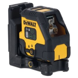 Samopoziomujący laser krzyżowy z wiązką zieloną, zasięg do 45m, 10,8V/1,7Ah, USB, DeWALT [DCLE14201GB-XJ] walizka