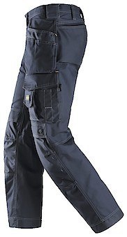 Spodnie Cotton z workami kieszeniowymi, granatowe, 3215, Snickers [32159595048] rozmiar 48