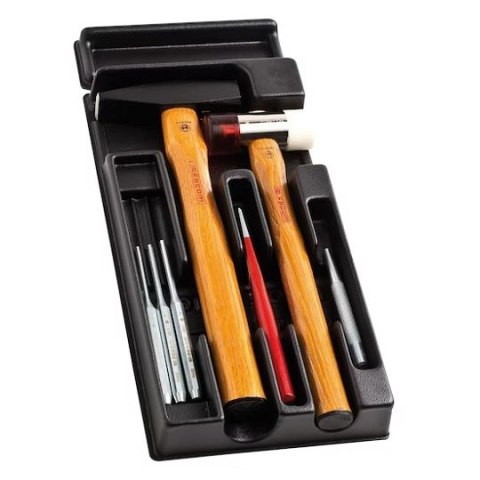 Wózek warsztatowy 8-szufladowy czerwony z 22 wkładami 215 narzędzi, JETCM215BNL, Facom [JETCM-RED-215]