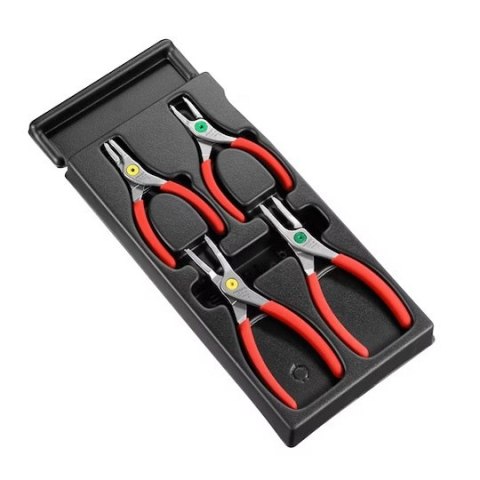 Wózek warsztatowy 8-szufladowy czerwony z 22 wkładami 215 narzędzi, JETCM215BNL, Facom [JETCM-RED-215]