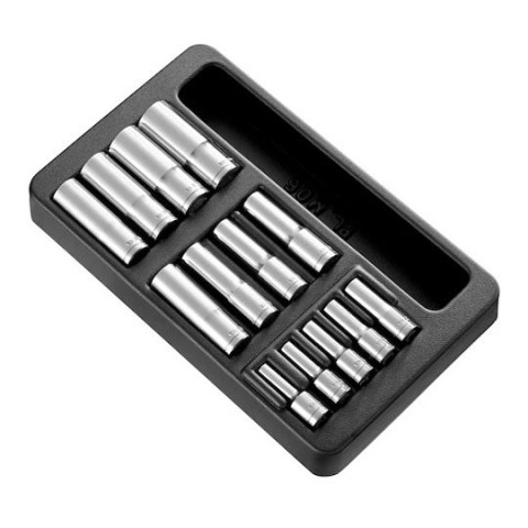 Wózek warsztatowy 8-szufladowy czerwony z 22 wkładami 215 narzędzi, JETCM215BNL, Facom [JETCM-RED-215]