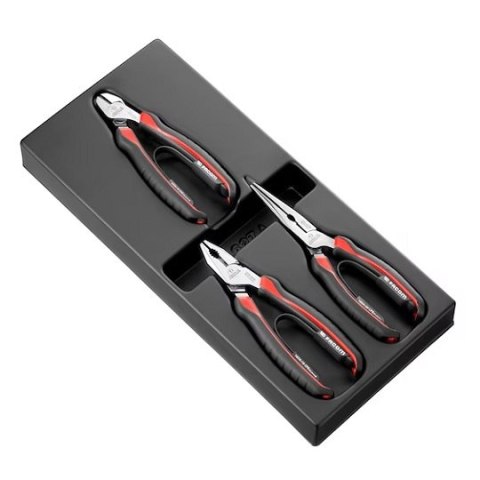 Wózek warsztatowy 8-szufladowy czerwony z 22 wkładami 215 narzędzi, JETCM215BNL, Facom [JETCM-RED-215]