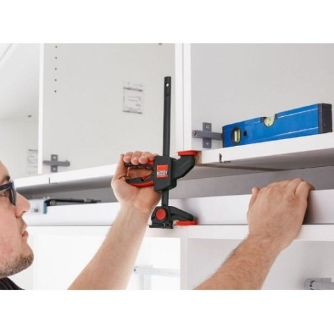 Zestaw 2 ścisków stołowych jednoręcznych do szyn prowadzących, 150x60mm, 120-310mm, 750N, Bessey [EZR15SET]