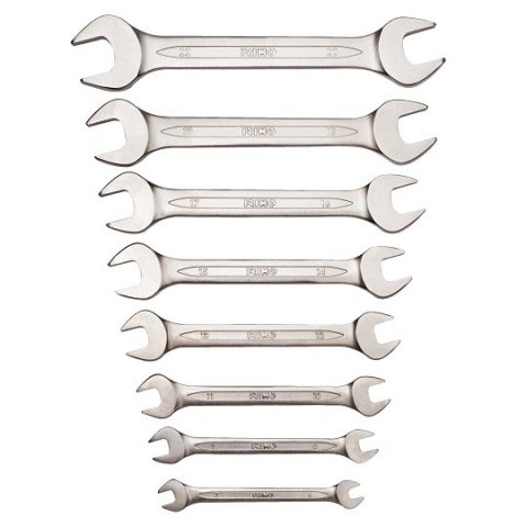 Zestaw 8 szt. kluczy dwustronnie płaskich 6-22mm, Irimo [10-8-H]