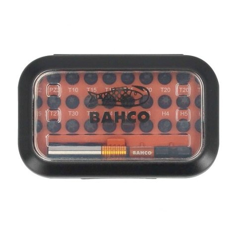 Zestaw końcówek udarowych 1/4", do śrub typu PH, PZ, TORX, HEX i SL, 31 szt. BAHCO [66IM/31C-1]