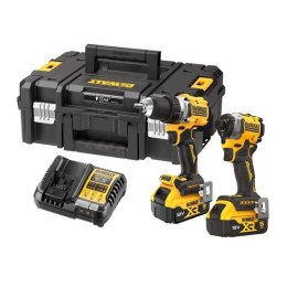 Akumulatorowy zestaw Combo DCF850 + DCD800, 18V XR, DeWalt [DCK2051P2T-QW] 2x5,0Ah, TSTAK