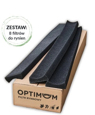Filtr Do Rynny Standard 125 Piankowy Optimum 10 Mb - gąbka do rynien