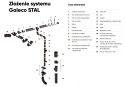 GALECO STAL – Rura spustowa stalowa 3 mb Ø90