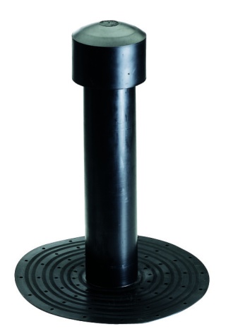 RoofFlow Kominek wentylacyjny 400mm RoofFlex – skuteczna wentylacja dachów płaskich (Ø 75) (25szt.)
