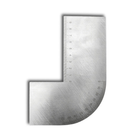 Tiger Tools R002 – narożny szablon traserski ciesielski ze stali nierdzewnej