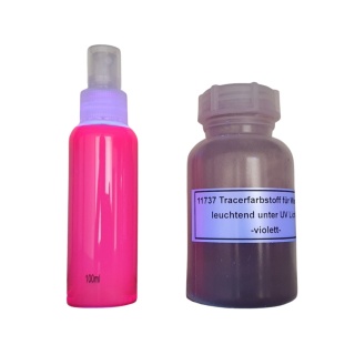 Barwnik fluorescencyjny UV czerwony/fioletowy do wykrywania przecieków | 100 g D13241