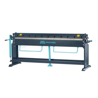 Zaginarka ręczna Mazanek ZGR/1 2000 - szerokość robocza 2000 mm, blacha do 1,0 mm