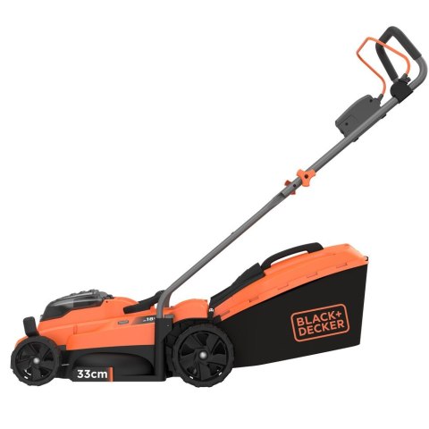 Akumulatorowa kosiarka do trawy 33cm, 2x18V, POWERCONNECT, Black+Decker [BCMW3318N-XJ]