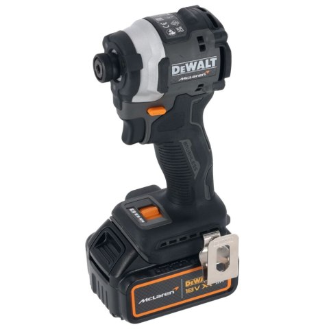 Akumulatorowa zakrętarka udarowa 1/4", 18V, 2x5Ah, XR, DeWalt [DCF85MP2T-QW] edycja MCLAREN