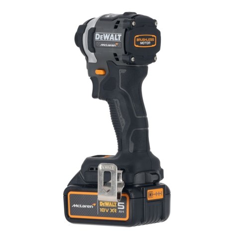Akumulatorowa zakrętarka udarowa 1/4", 18V, 2x5Ah, XR, DeWalt [DCF85MP2T-QW] edycja MCLAREN
