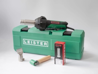 Leister TRIAC ST - Zestaw do zgrzewania 40 mm z rolką dociskową, zapasową grzałką i walizką