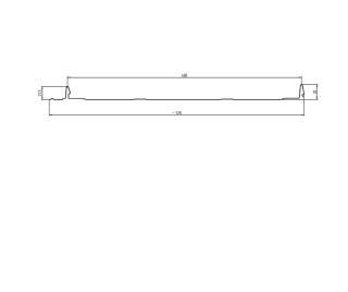 Panel dachowy High-Tech 32/528 Blachotrapez Pladur Relief IceCrystal RAL 3009 / 7016 / 8019 – rąbek stojący, klik