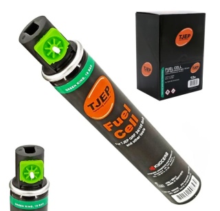 Gaz do gwoździarek TJEP Green 80 ml - zestaw 12 szt. | do TJEP, Paslode, Hitachi, Makita i innych