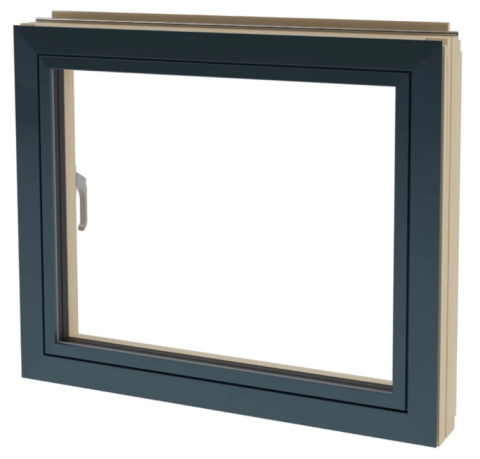 Okno dachowe kolankowe FAKRO BRP -wersja prawa