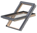 Okno dachowe PVC FAKRO PTP-V P50 GREENVIEW z nawiewnikiem