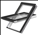 Okno dachowe PVC FAKRO PTP-V P50 GREENVIEW z nawiewnikiem