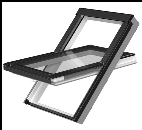 Okno dachowe PVC FAKRO PTP-V P50 GREENVIEW z nawiewnikiem