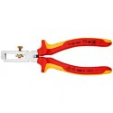 Regulowane szczypce VDE do ściągania izolacji, zakres 0,5-10mm², Knipex [11 06 160]