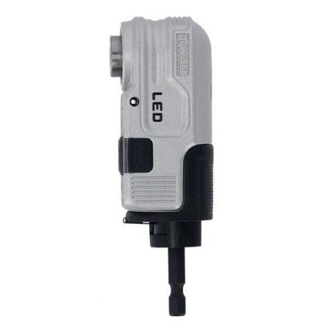 Udarowa głowica kątowa 90° z oświetleniem LED, 1/4" , DeWalt [DTLRA-QZ]