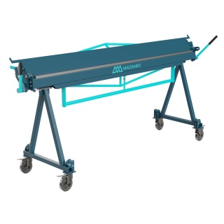 Zaginarka ręczna lekka Mazanek ZGR-2000/0,7 - szerokość robocza 2000 mm, do blachy 0,7 mm