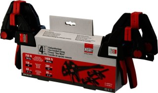 Zestaw 4 ścisków szybkomocujących, 2x150mm i 2x300mm, Bessey [EZM-EZL-SET]