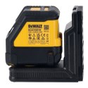 Zestaw: laser krzyżowy czerwony 30m, 10,8V/1,7Ah, USB + dalmierz, DeWalt [DCLE14201RB-DW055PL]