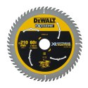 Piła tarczowa 210mm, 60 zębów, XR EXTREME RUNTIME DEWALT [DT99567-QZ]